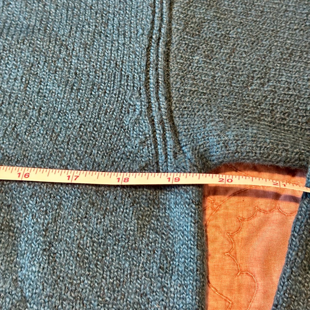 XS green blue Banana Republic crew neck sweater - Picture 6 of 12